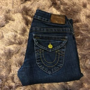 True Religion Micro Flare Jeans Short (Size 28)